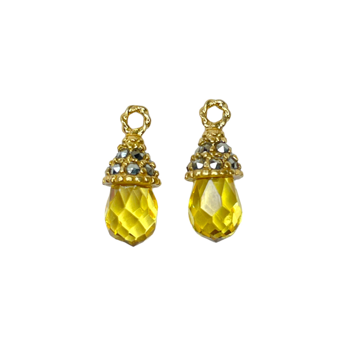 DROP BRIOLETTE GOLD Drops de Joyería Regina Castillo
