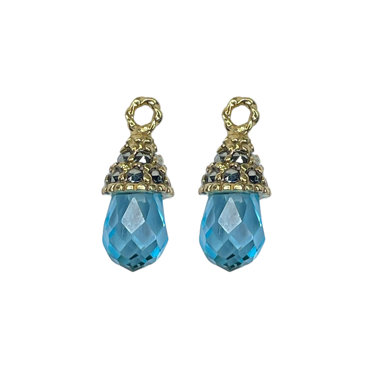 DROP BRIOLETTE GOLD Drops de Joyería Regina Castillo