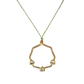 Trillion Beehive Necklace
