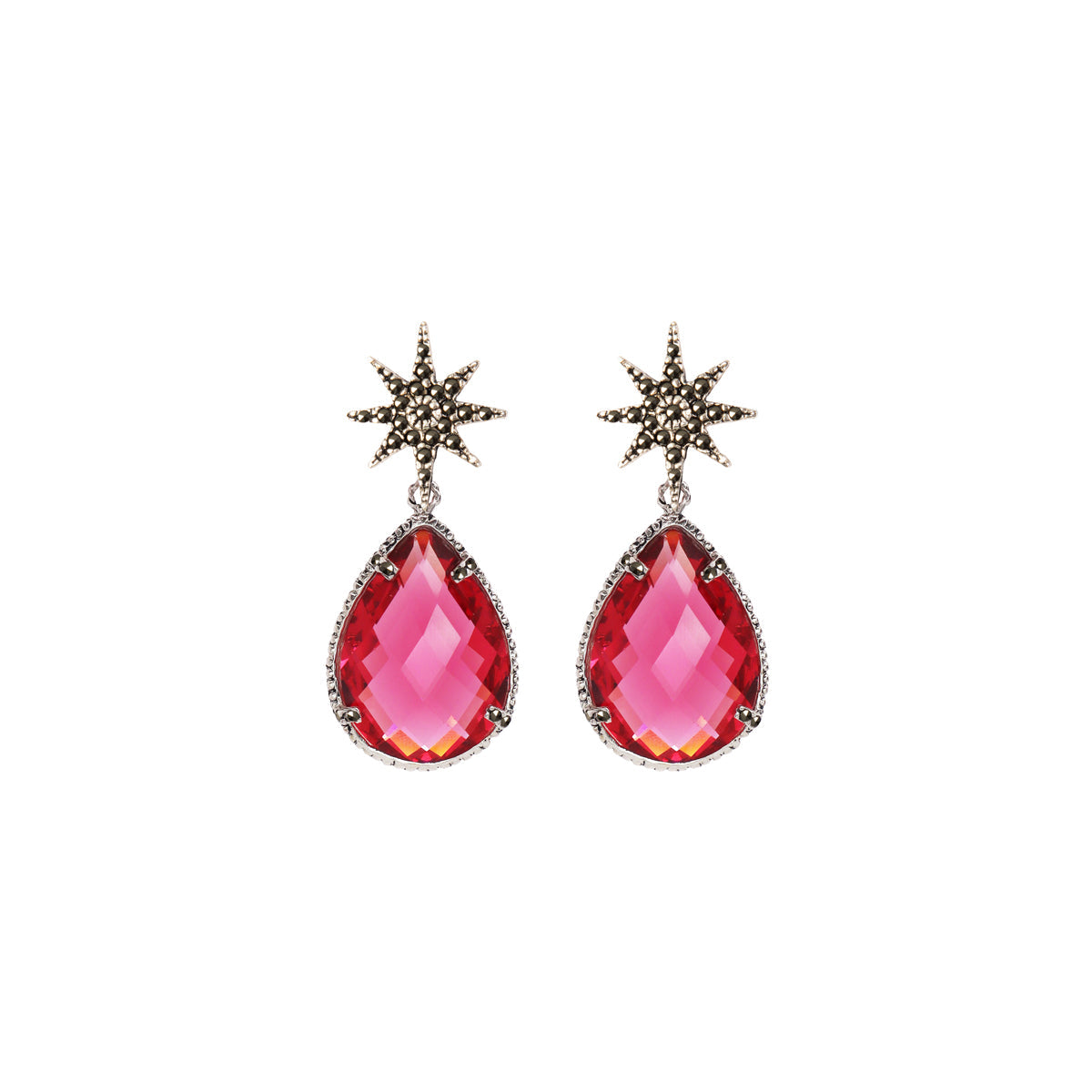 ARETE POLARIS + DROP LUMIERE CLASIC Arete + Drop de Joyería Regina Castillo
