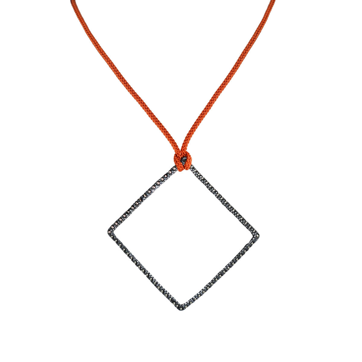 COLLAR HILO TEJIDO + DIJE MARCO PAV Collares de Joyería Regina Castillo