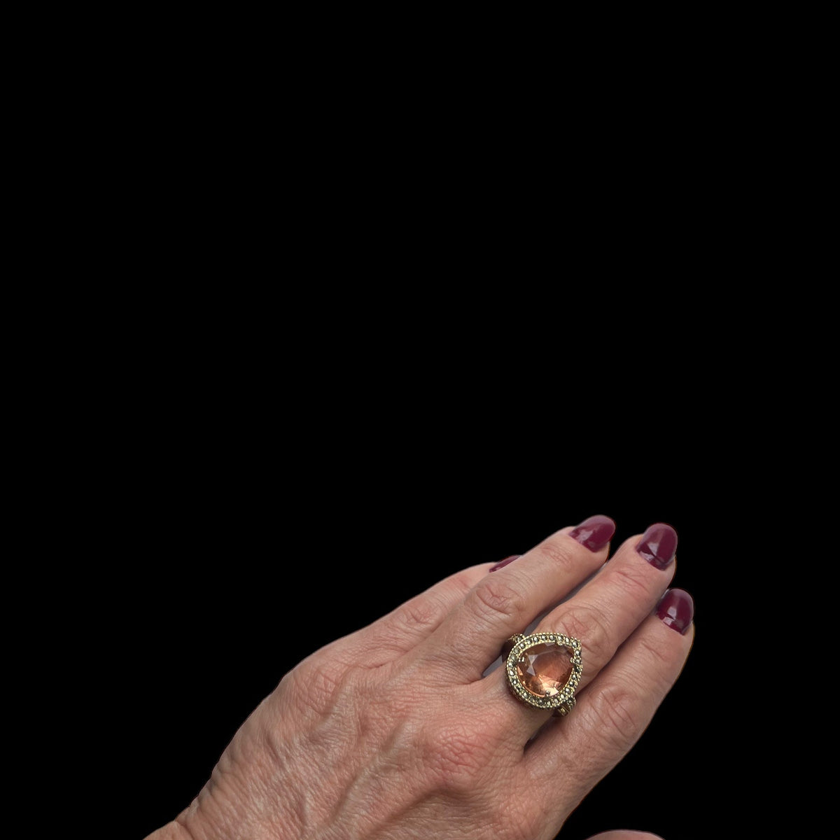 Anillo Jan II Gold Peach Anillos de Joyería Regina Castillo