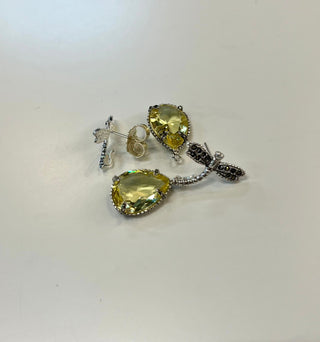Arete Libélula + Drop Clásico II Vintage