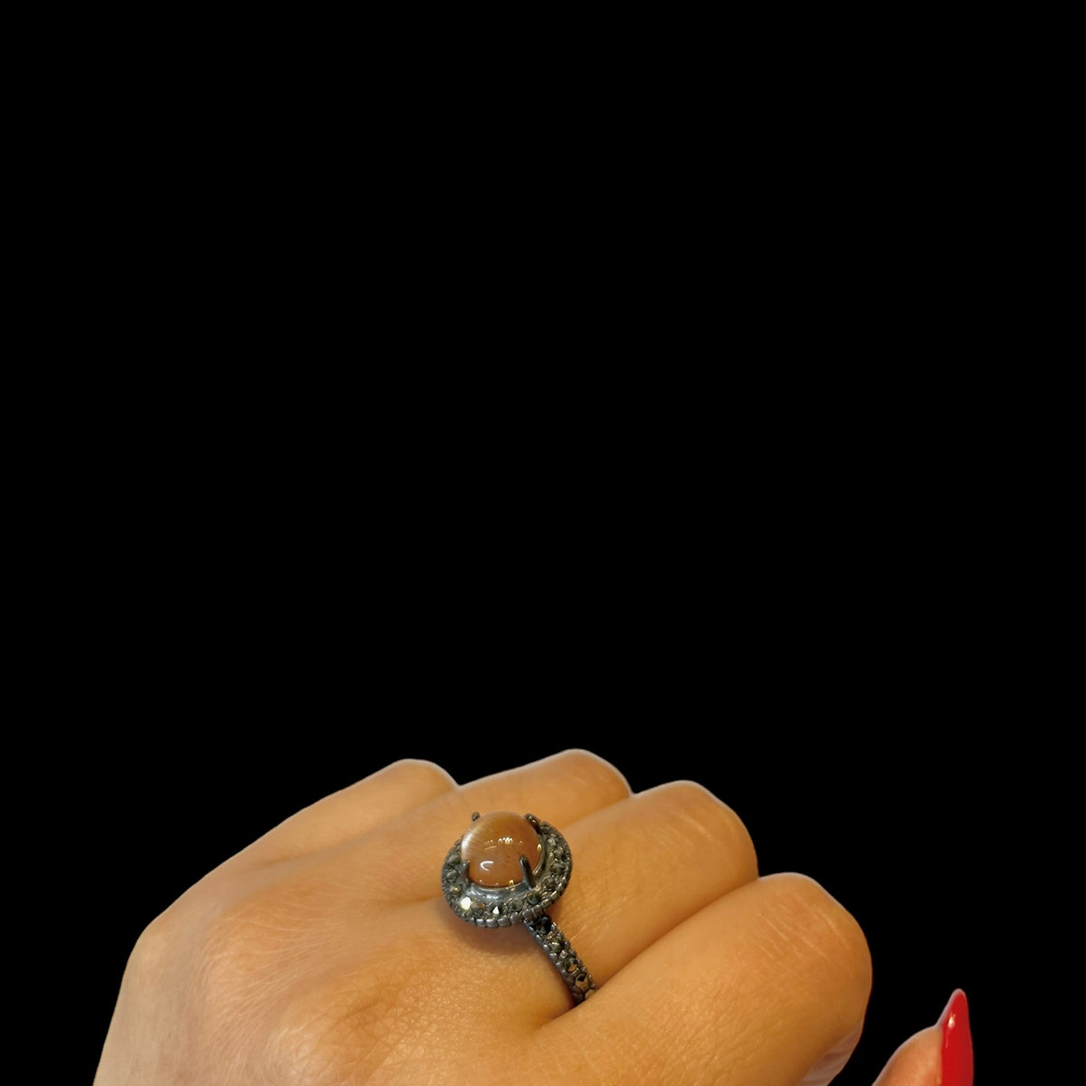 Anillo Corona Ámbar Pav Anillos de Joyería Regina Castillo