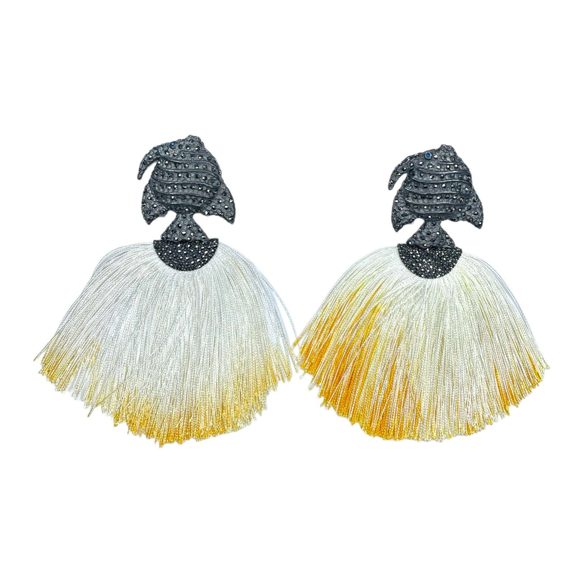 ARETE DORY II + DROP SEDA Arete + Drop de Joyería Regina Castillo
