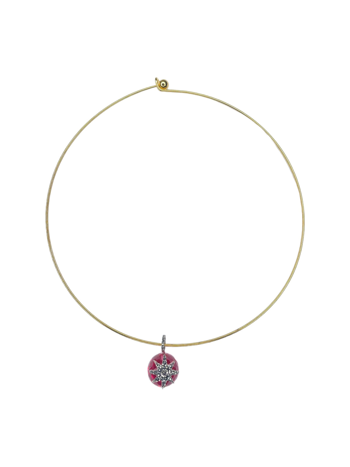 COLLAR RIGIDO ESTRELLA POLARIS Collares de Joyería Regina Castillo