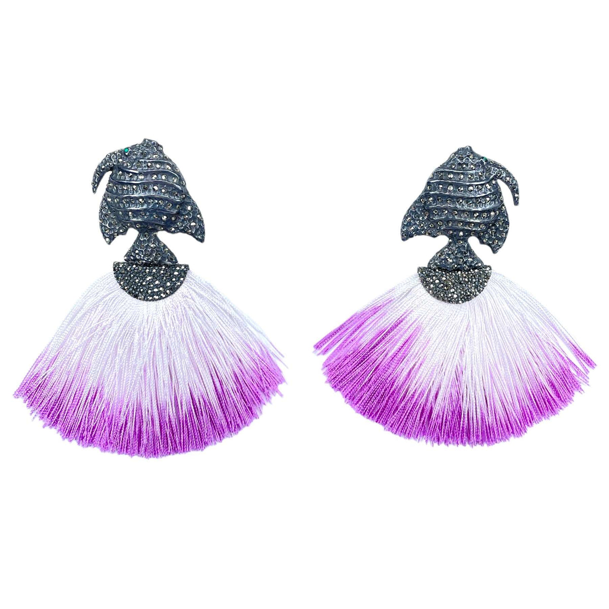ARETE DORY II + DROP SEDA Arete + Drop de Joyería Regina Castillo