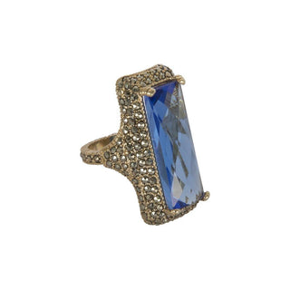 Anillo Bag de plata azul bebé Anillos de Joyería Regina Castillo