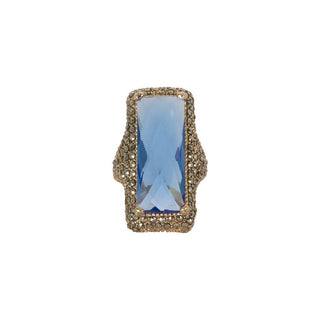 Anillo Bag de plata azul bebé Anillos de Joyería Regina Castillo