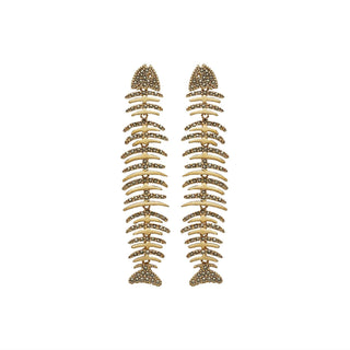 Arete Esqueletón II (no desmontable) Arete Base de Joyería Regina Castillo