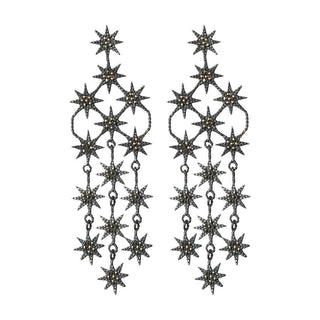 Arete bellatrix de plata (No Desmontable) Aretes de Joyería Regina Castillo
