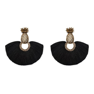 Arete bugs Piña Aretes con Drop (No desmontable) de Joyería Regina Castillo