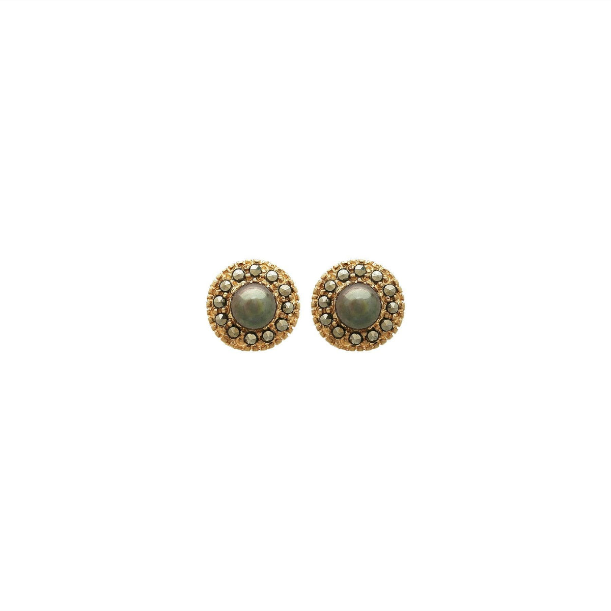 Arete coronita de plata Broqueles de Joyería Regina Castillo