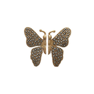 Arete mariposa Katie Gold personalizable Arete Base de Joyería Regina Castillo