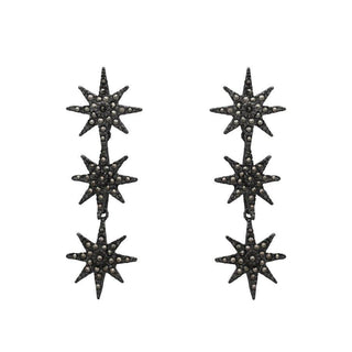 Arete triple polaris Aretes de Joyería Regina Castillo