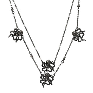 Chocker pulpo kraken de plata Collares de Joyería Regina Castillo
