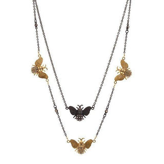 Collar Choker Combinado Abejas Collares de Joyería Regina Castillo