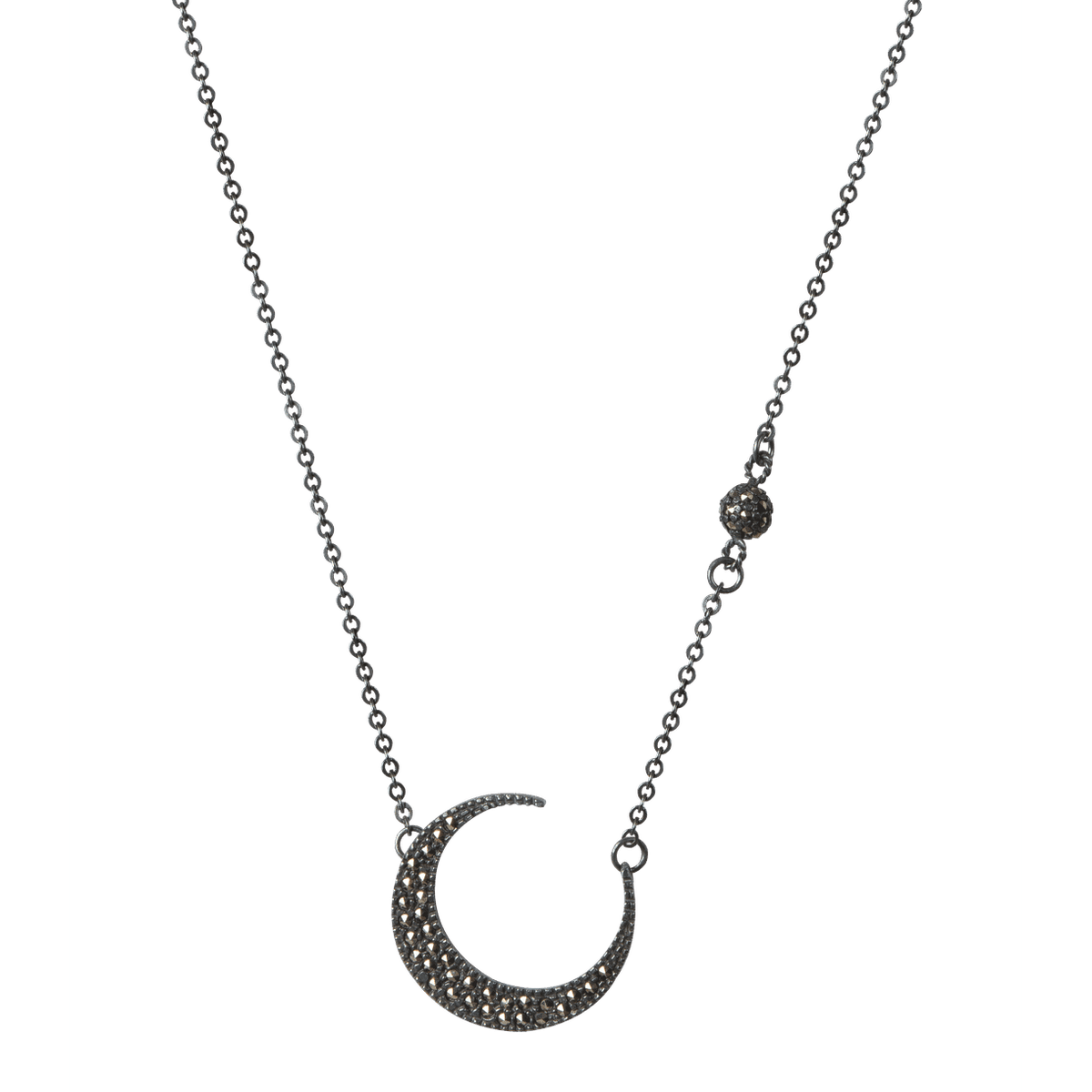 Collar Luna con pátina grisácea Cadenas y Collares de Joyería Regina Castillo
