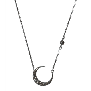 Collar Luna con pátina grisácea Cadenas y Collares de Joyería Regina Castillo