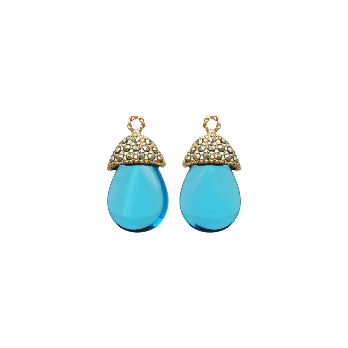Drop Hatty chico con baño de oro Drops de Joyería Regina Castillo