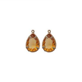 Drop clásico chico con baño de oro Drops de Joyería Regina Castillo