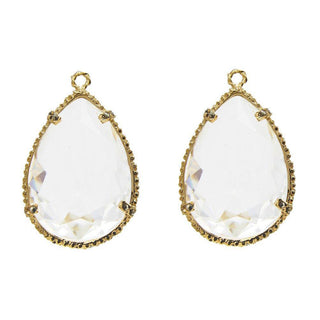 Drop clásico chico con baño de oro Drops de Joyería Regina Castillo