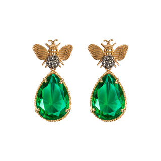 Arete Bee Mix+ Drop Clasico Gold