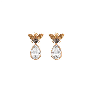 Arete Bee Mix+ Drop Clasico Gold