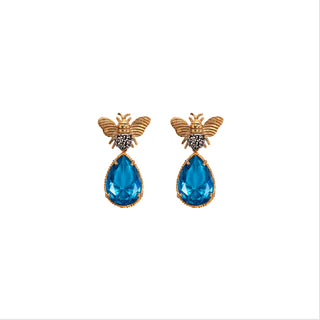 Arete Bee Mix+ Drop Clasico Gold