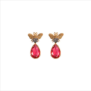 Arete Bee Mix+ Drop Clasico Gold