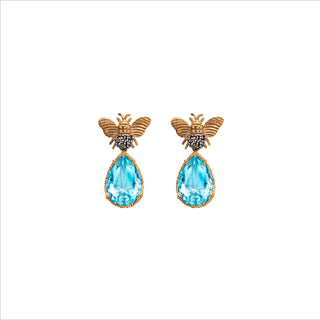 Arete Bee Mix+ Drop Clasico Gold