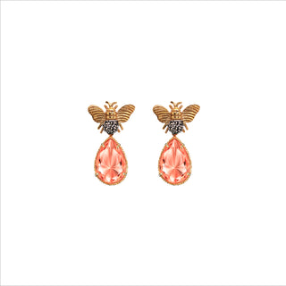 Arete Bee Mix+ Drop Clasico Gold