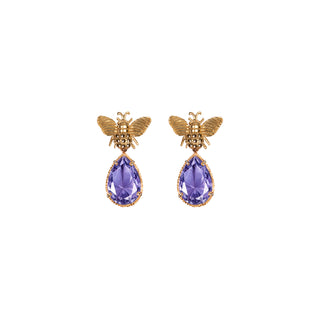 Arete Bee + Drop Clasico Gold