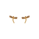 Arete Libélula Gold