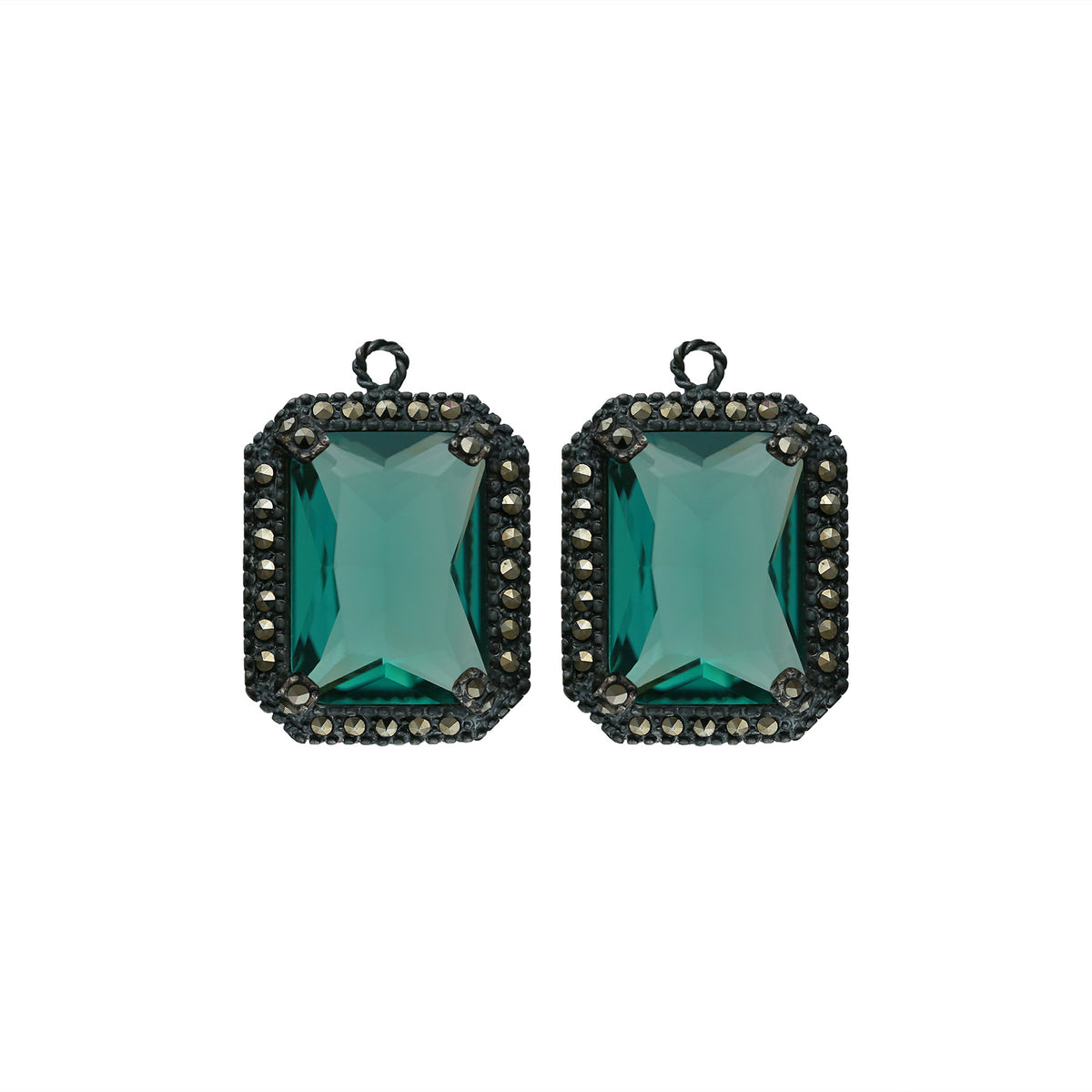 Drop Baguette Chico Pav Drops de Joyería Regina Castillo