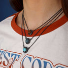 COLLAR CORONA PAVONADO Collares de Joyería Regina Castillo