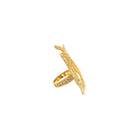 Anillo Algue con baño de oro Anillos de Joyería Regina Castillo