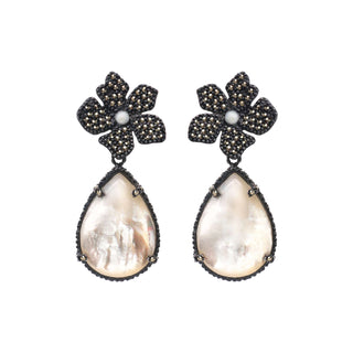 Aretes Catha Ch + Drop Mop Gde Arete + Drop de Joyería Regina Castillo