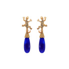 COMBO Arete Salamandre Con Drop Duomo Gold, Fut Gold y Quartz (LIMITED) Arete + Drop de Joyería Regina Castillo