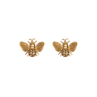 Customizable Golden Bee Earring