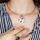 Collar Rigido Litibu Azul Collares de Joyería Regina Castillo