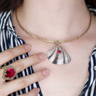 Collar Rigido Litibu Rosa Collares de Joyería Regina Castillo