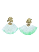 ARETE DORY II GOLD + DROP SEDA Arete + Drop de Joyería Regina Castillo