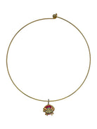 COLLAR RIGIDO CANGREJO GOLD  de Joyería Regina Castillo