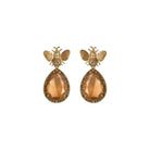 Arete Abeja I + Drop Clásico de plata desmontables Arete + Drop de Joyería Regina Castillo