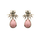 Arete Araña Mom + Drop Clásico de plata Arete + Drop de Joyería Regina Castillo