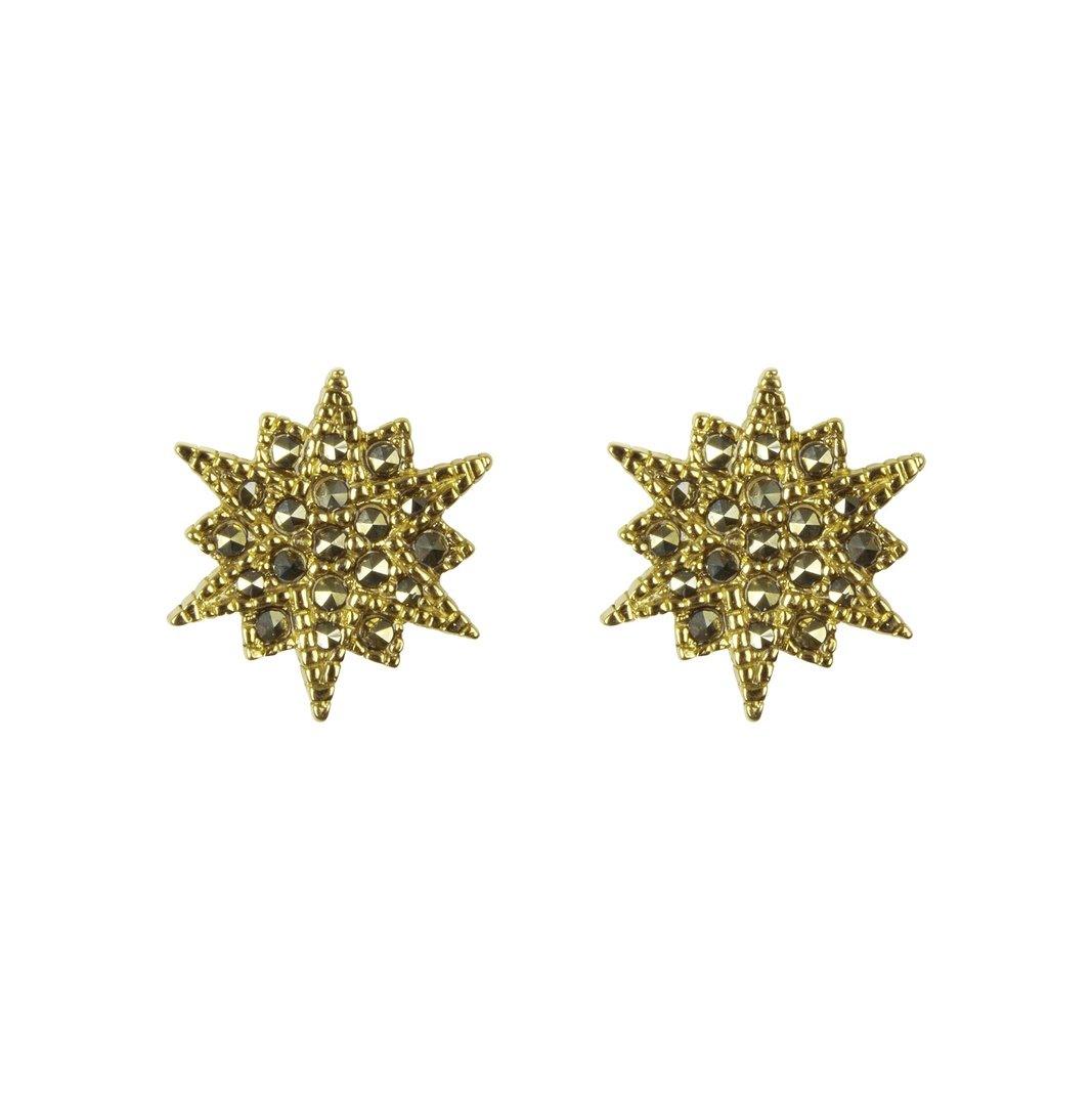 Arete Estrella Lyra Aretes de Joyería Regina Castillo