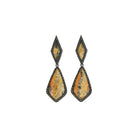 Arete Xochi + Drop Jaspe de plata desmontable Arete + Drop de Joyería Regina Castillo