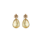Arete bugs catarina amarillo Aretes con Drop (No desmontable) de Joyería Regina Castillo
