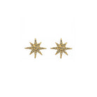 Aretes estrella polaris gold Arete Base de Joyería Regina Castillo
